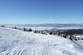 Snow winter scene on Kopaonik Royalty Free Stock Photo