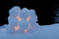 Snowball lantern