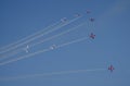 Snowbirds Acrobatic Flight Team Royalty Free Stock Photo