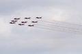 Snowbirds in Flight Canada Royalty Free Stock Photo