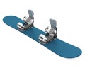 Snowboard with Bindings Isolated