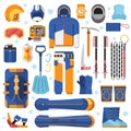 Snowboard Equipment Set