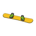 Snowboard.Extreme sport single icon in cartoon style vector symbol stock illustration web. Royalty Free Stock Photo