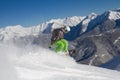 Snowboard freerider Royalty Free Stock Photo
