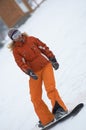 Snowboard girl Royalty Free Stock Photo