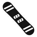 Snowboard icon, simple style Royalty Free Stock Photo