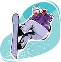Snowboarder Royalty Free Stock Photo