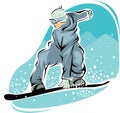 Snowboarder Royalty Free Stock Photo
