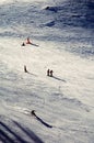 Snowboarders on Snowy Slope, Travel Europe