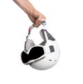 Snowboarding helmet isolated Royalty Free Stock Photo