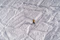 Snowboarding in the mountain ski resort of Krasnaya Polyana , Russia