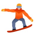 Snowboarding vector winter sport