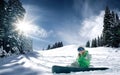 Snowboarding Royalty Free Stock Photo