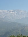 Snowcapped hill tops