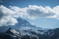 Snowcapped Mount Baker, Ptarmigan Ridge, Washington state Cascades Royalty Free Stock Photo