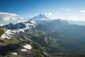 Snowcapped Mount Baker, Ptarmigan Ridge, Washington state Cascades