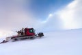 Snowcat with people Royalty Free Stock Photo