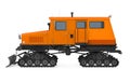 Snowcat Vehicle Isolated