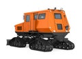 Snowcat Vehicle Isolated