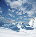 Snowcovered mountain Royalty Free Stock Photo