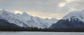 Snowcovered Mountains in Alaska.