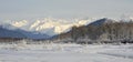 Snowcovered Mountains in Alaska.