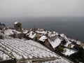 Snowcovered Saint-Saphorin in Winter