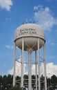 Snowden Grover Park water tower in Southaven, Mississippi.