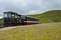 Snowdon Mountain Railway that brings passengers to Mount Snowdonia in Wales Royalty Free Stock Photo