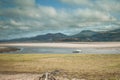 Snowdonia Mountains from Barmouth Bay in North Wales