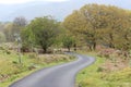 Snowdonia parks road in Spring time. Royalty Free Stock Photo