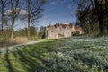 Snowdrops at Chawton House ,Hampshire Royalty Free Stock Photo