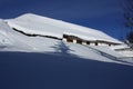 Snowed house, tena valley