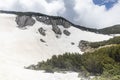 Snowed mountain peak