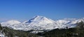 Snowed mountains