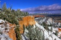 Snowfall in Bryce Canyon Royalty Free Stock Photo