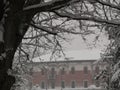 Snowfall in the city of Busto Arsizio