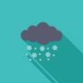 Snowfall single icon.