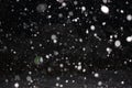 Snowfall view in himalaya Royalty Free Stock Photo