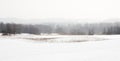 Snowfield in snowstorm Royalty Free Stock Photo