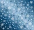 Snowflake background Royalty Free Stock Photo