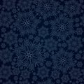 Snowflake background seamless vector