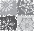 Snowflake background, vector Royalty Free Stock Photo