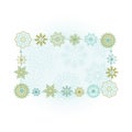 Snowflake banner 2 Royalty Free Stock Photo