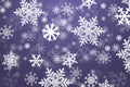 Snowflake christmas abstract background