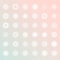 Snowflake Collection Royalty Free Stock Photo