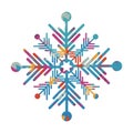 Snowflake creative icon image