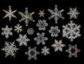 Snowflake crystal Royalty Free Stock Photo