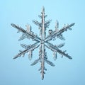 Snowflake crystal natural