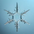 Snowflake crystal natural